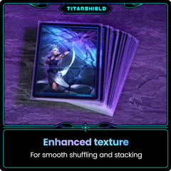 TitanShield durable sleeves designed for frequent shuffling and long use.
