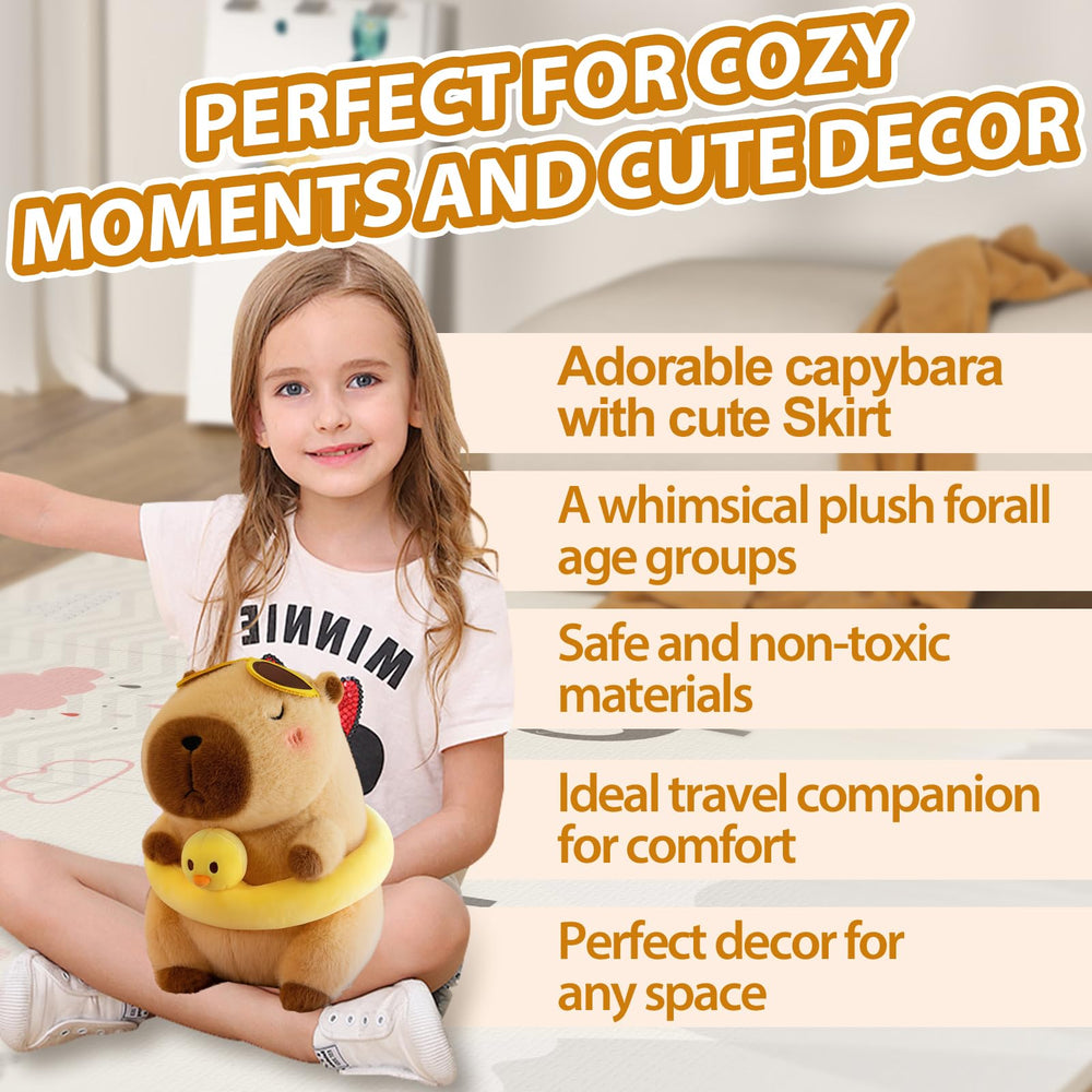 TITQWOP Capybara Plush vacuum-sealed packaging, fluff up quickly after unpacking.