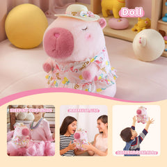 TITQWOP Pink Capybara Plush decor-worthy display as a gift.