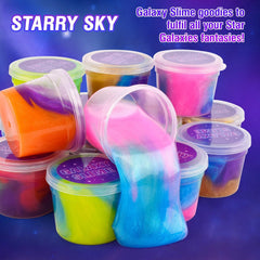 Titrith jar-packed slime toys show five color variants for sensory play