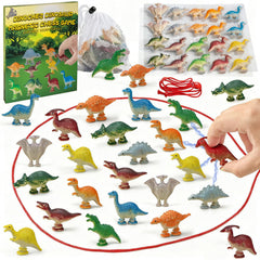 TitTees Dinochez dinosaur magnetic chess pieces in play for family game nights.