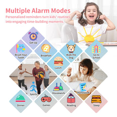 Tixpc Kids Smart Watch flashlight and display, handy for low-light fun and exploration.