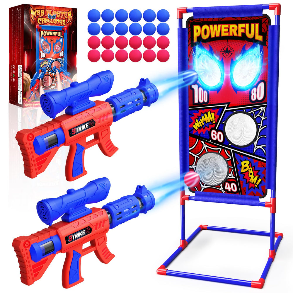 Tiyvnsi Shooting Toy Set hero target for indoor and outdoor action play.
