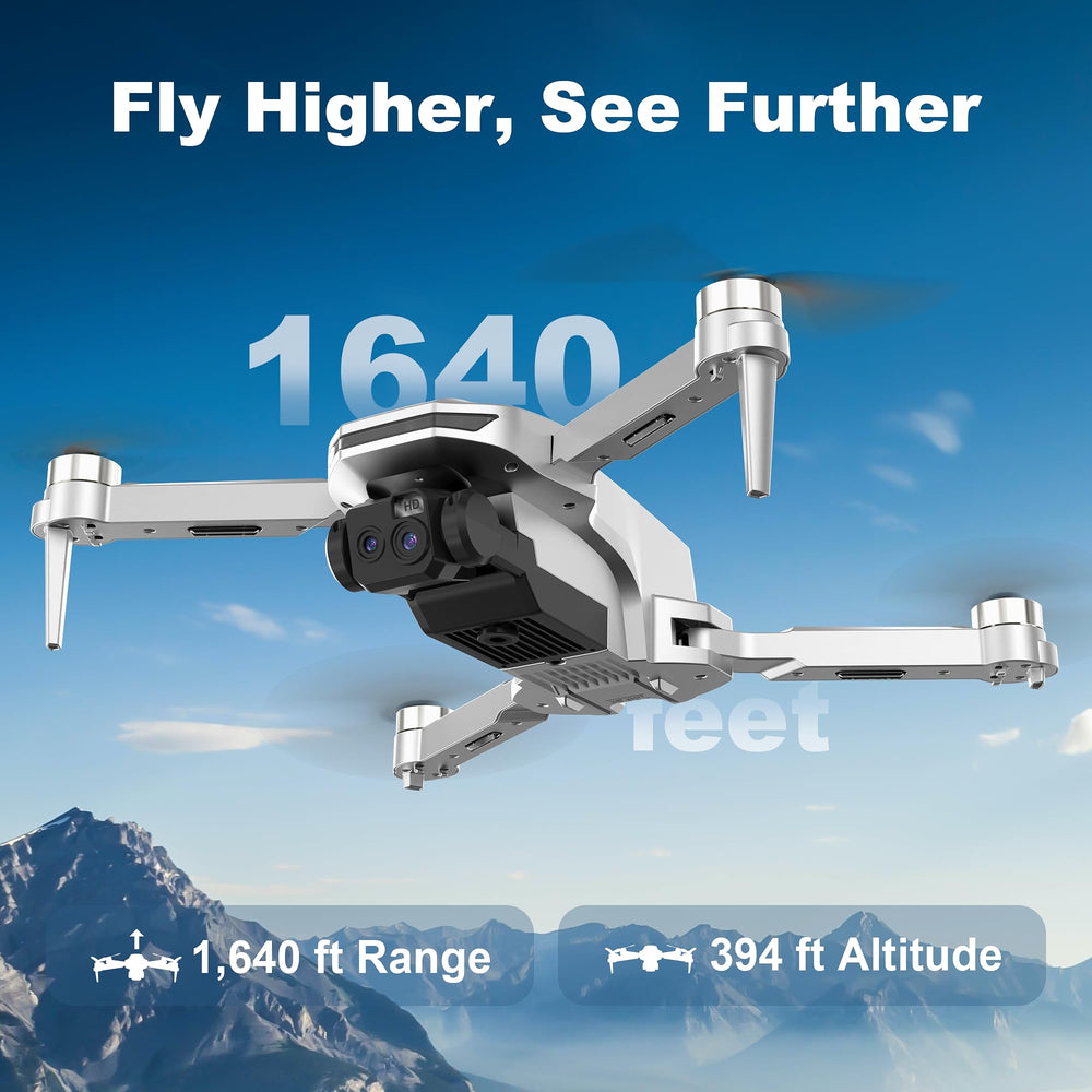 TizzyToy GPS Drone brushless motor ensures quiet, durable flights.