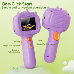 TKTKMETA borescope with 8 LED lights for dim environments