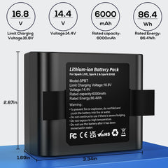 TKTKMETA Spark Edge battery connection showing quick plug-in power.