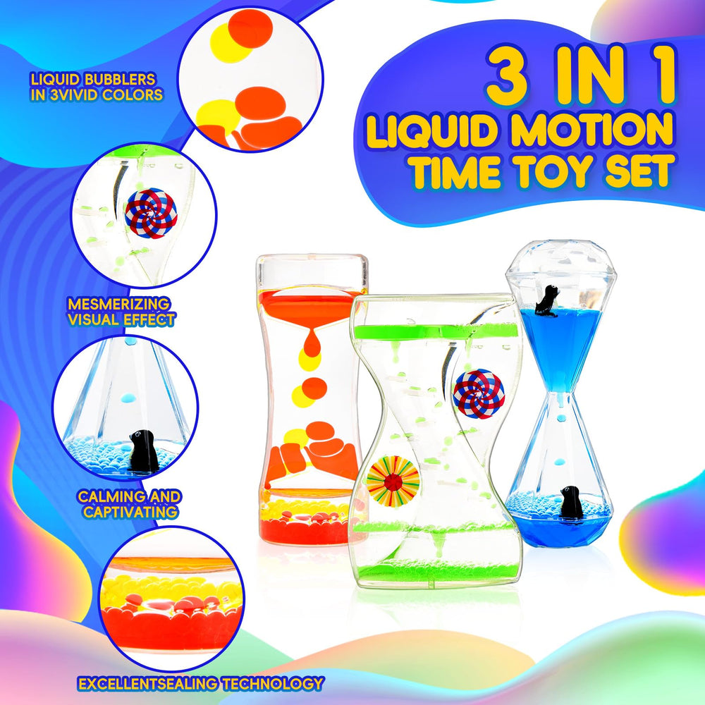 TKTM liquid motion timer shows rhythmic drops to aid focus