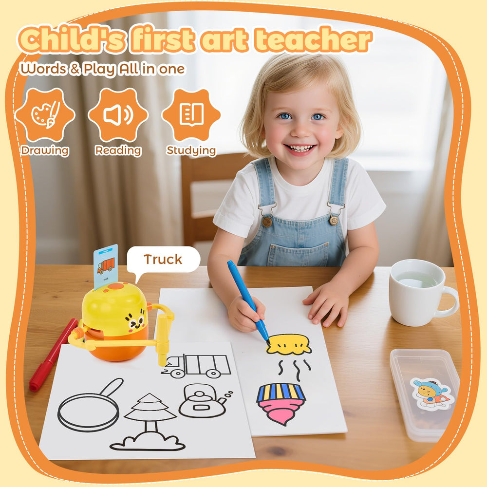TLANDE voice-interaction drawing demo encourages active engagement and vocabulary exposure.