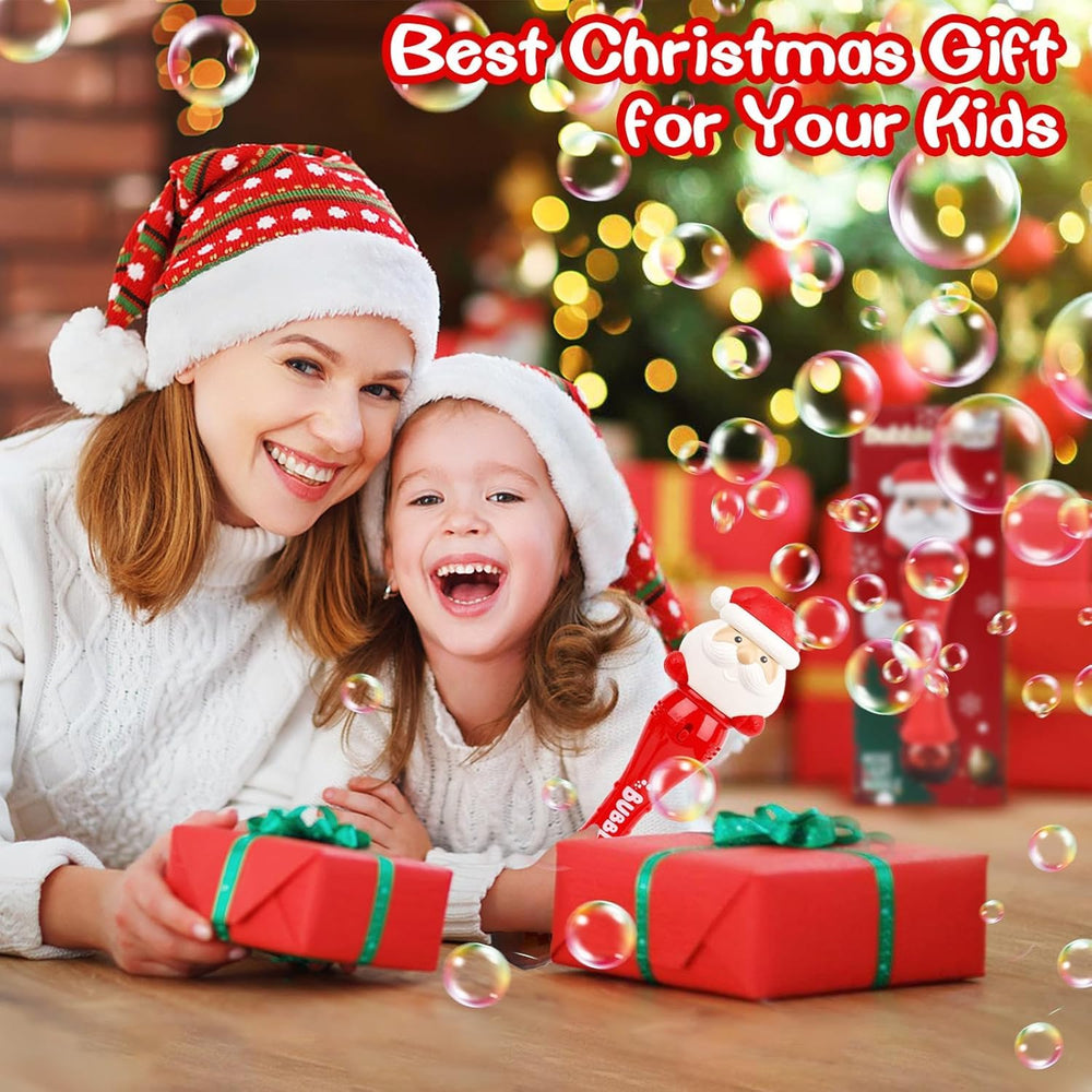 Tlkiaa Christmas gift bubble machine sparks festive memories for kids.