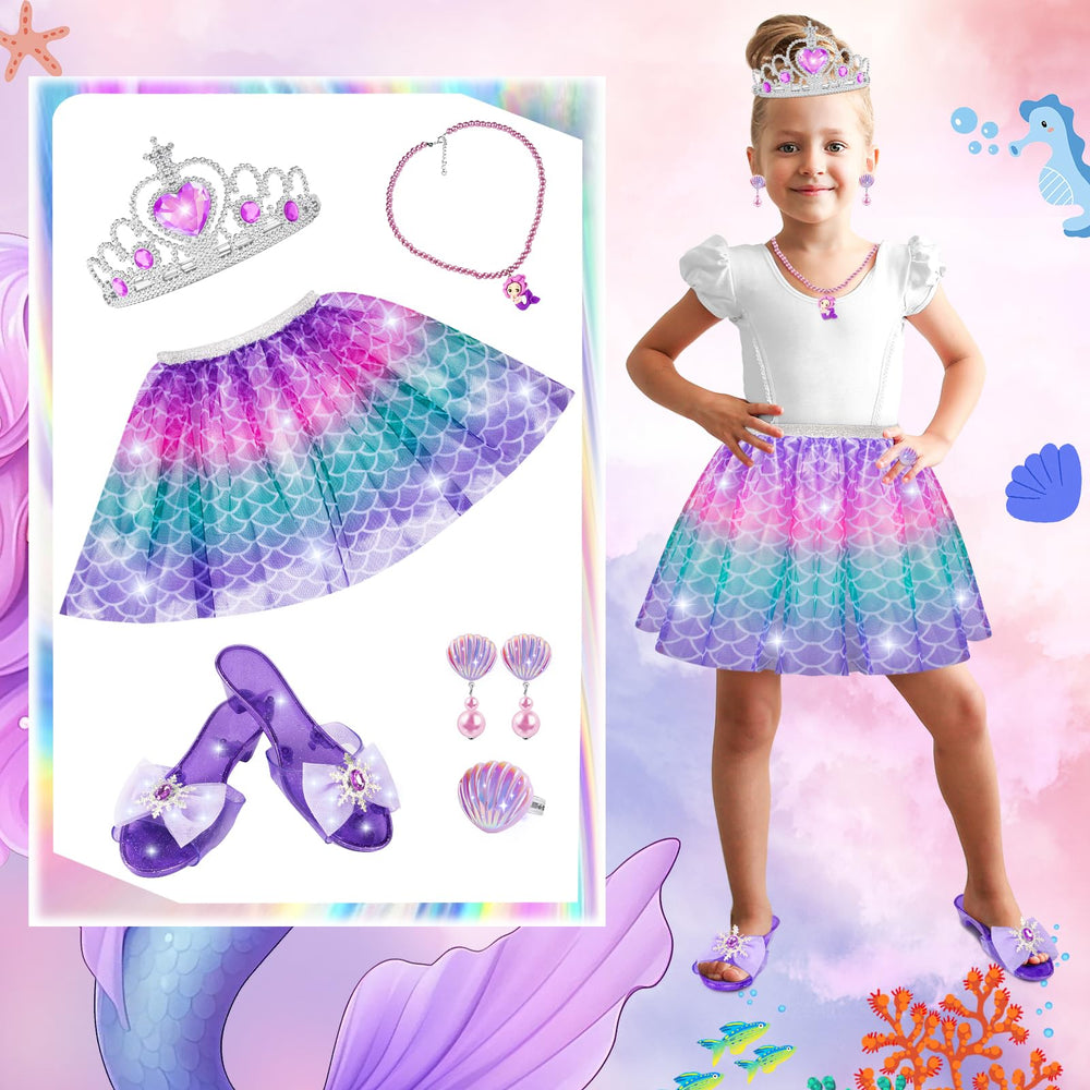 Tlooe princess pink-skirt dress for imaginative storytelling and kid-friendly dress-up