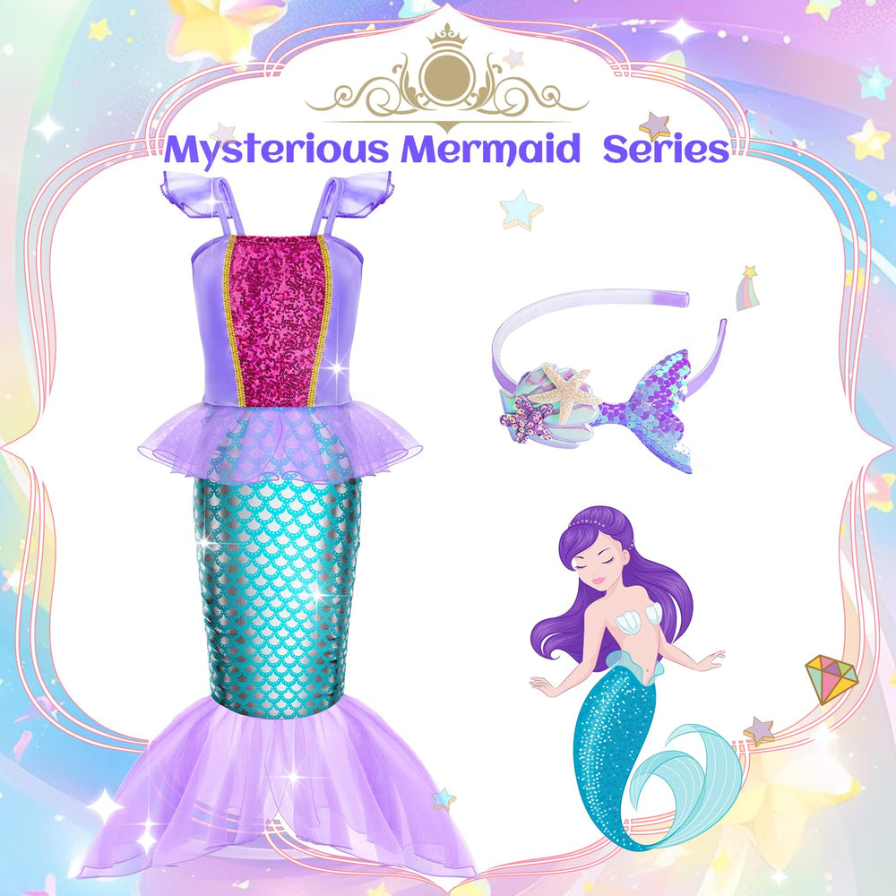 Tlooe princess dress up set skirt collection shows colorful, playful designs.