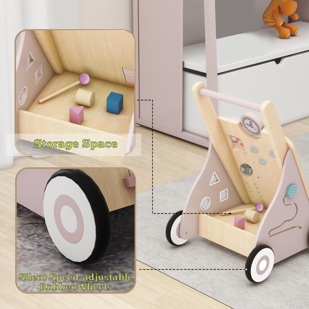 Tltaroni walker puzzle board keeps tiny hands learning.