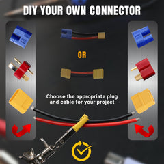 TMH XT90 and T-Plug adapters for secure battery connections.