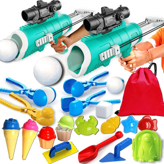 TMIXIU snowball gun front view for action-packed outdoor fun