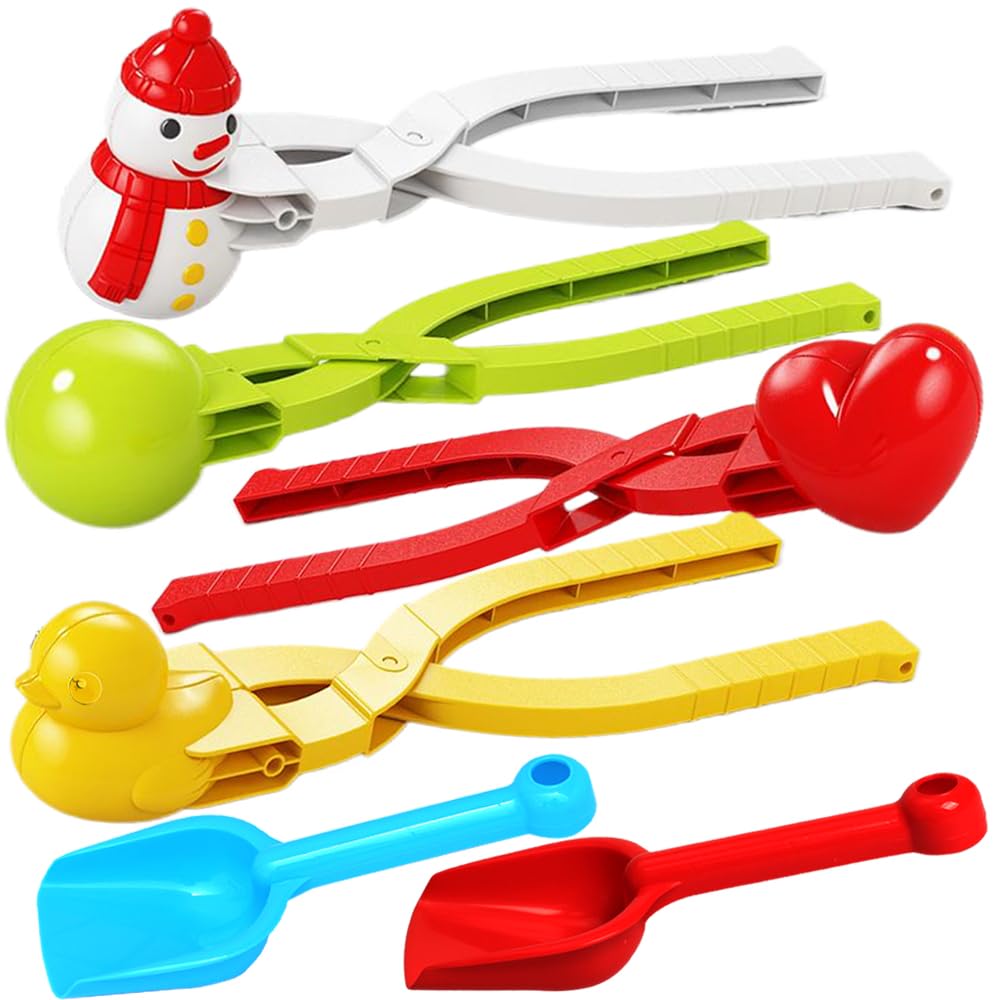 TMIXIU Snowball Maker Kit creates quick, round snowballs for outdoor play.