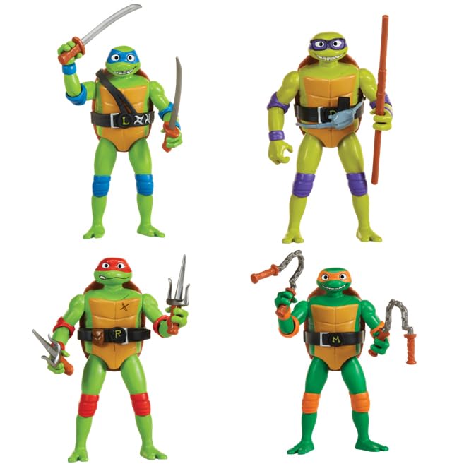 TMNT Head Droppin' Turtles Leonardo figure ready for action-packed play