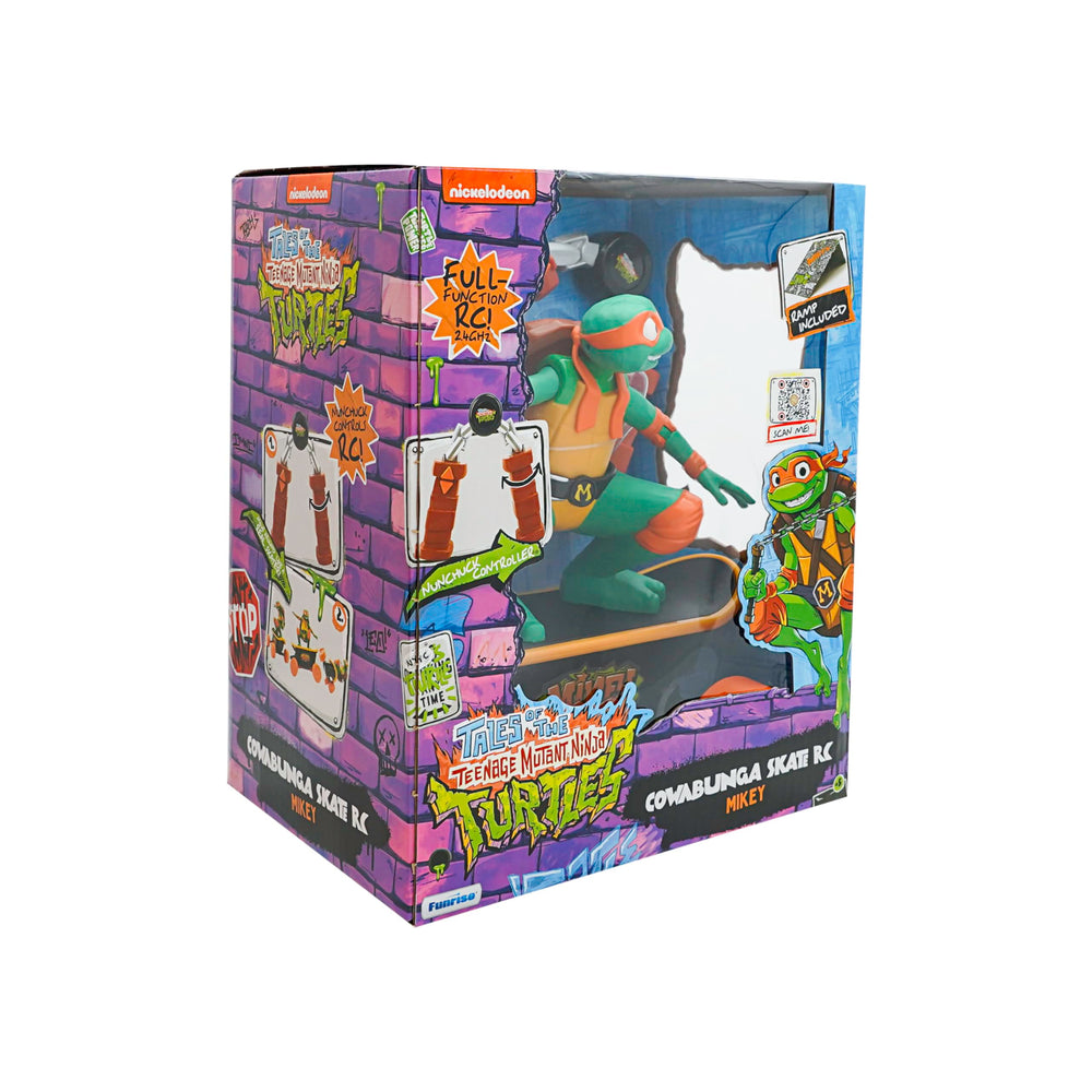 TMNT Mikey skate RC car portable gift pack for travel and playdates