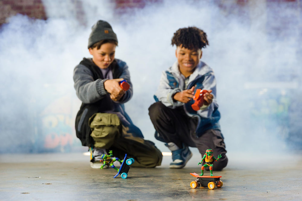 TMNT movie-inspired design adds authentic ninja vibe to play.