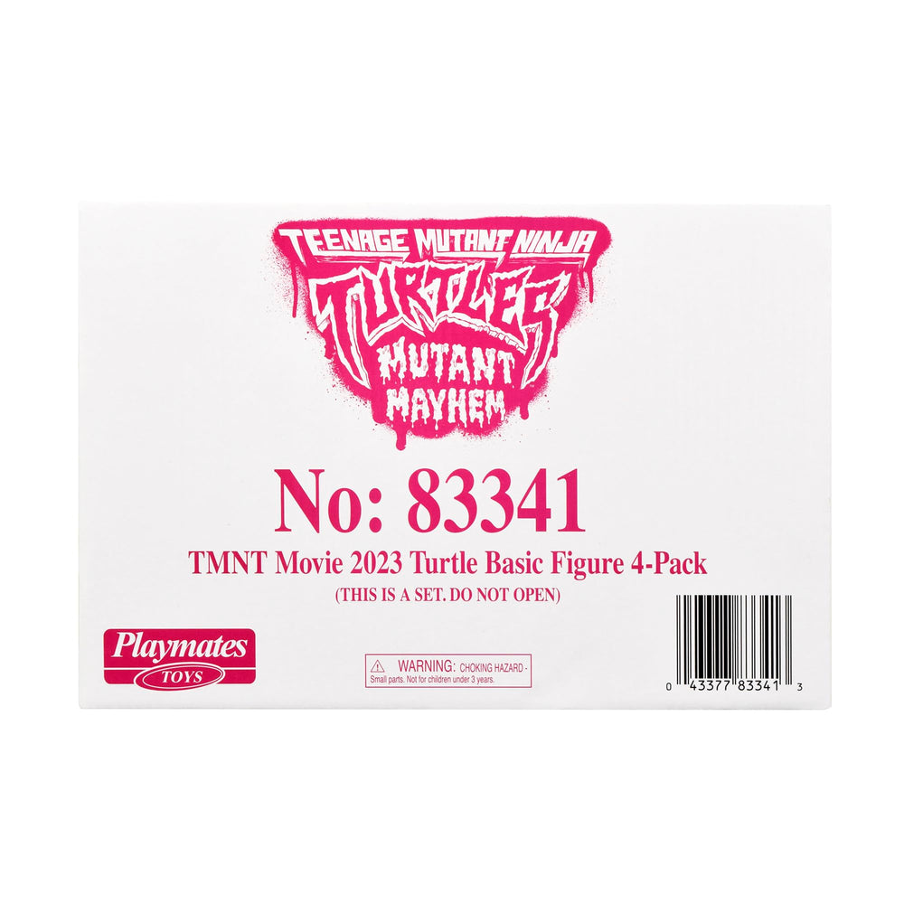 TMNT Mutant Mayhem 4-pack ready for battle play