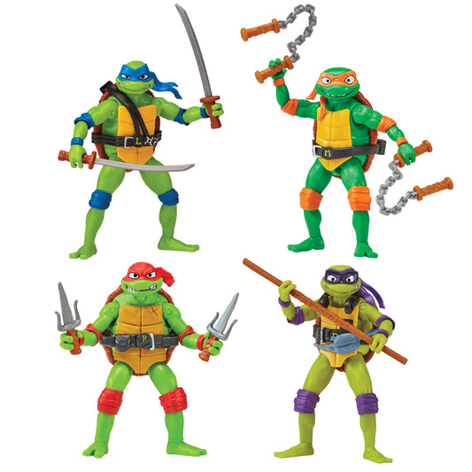 TMNT Mutant Mayhem Leonardo figure ready for action adventures