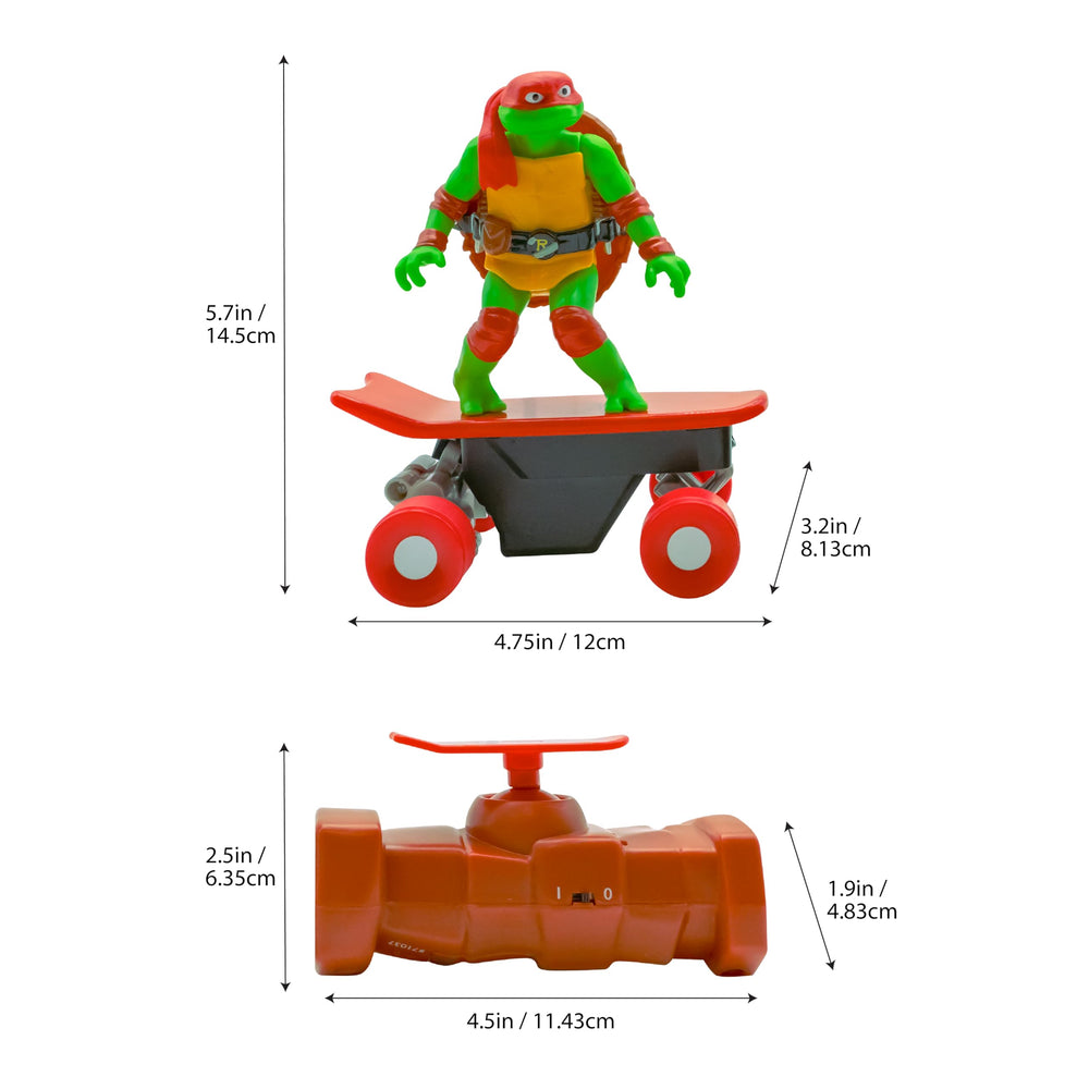Raphael-led action on a smooth surface demonstrates glide.