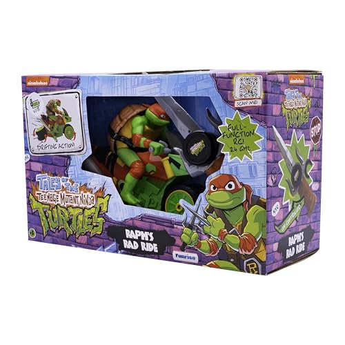 Teenage Mutant Ninja Turtles Raph's Rad Ride side view shows agile drifting potential.
