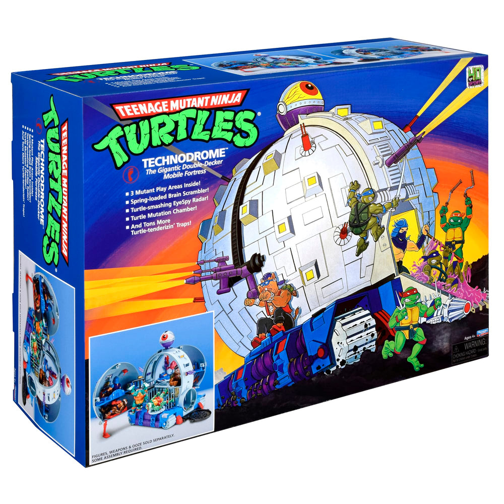 TMNT Rotating Life Support Throne provides Krang's vantage
