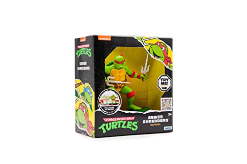 Raphael pull-back action shot from TMNT Sewer Shredders toy