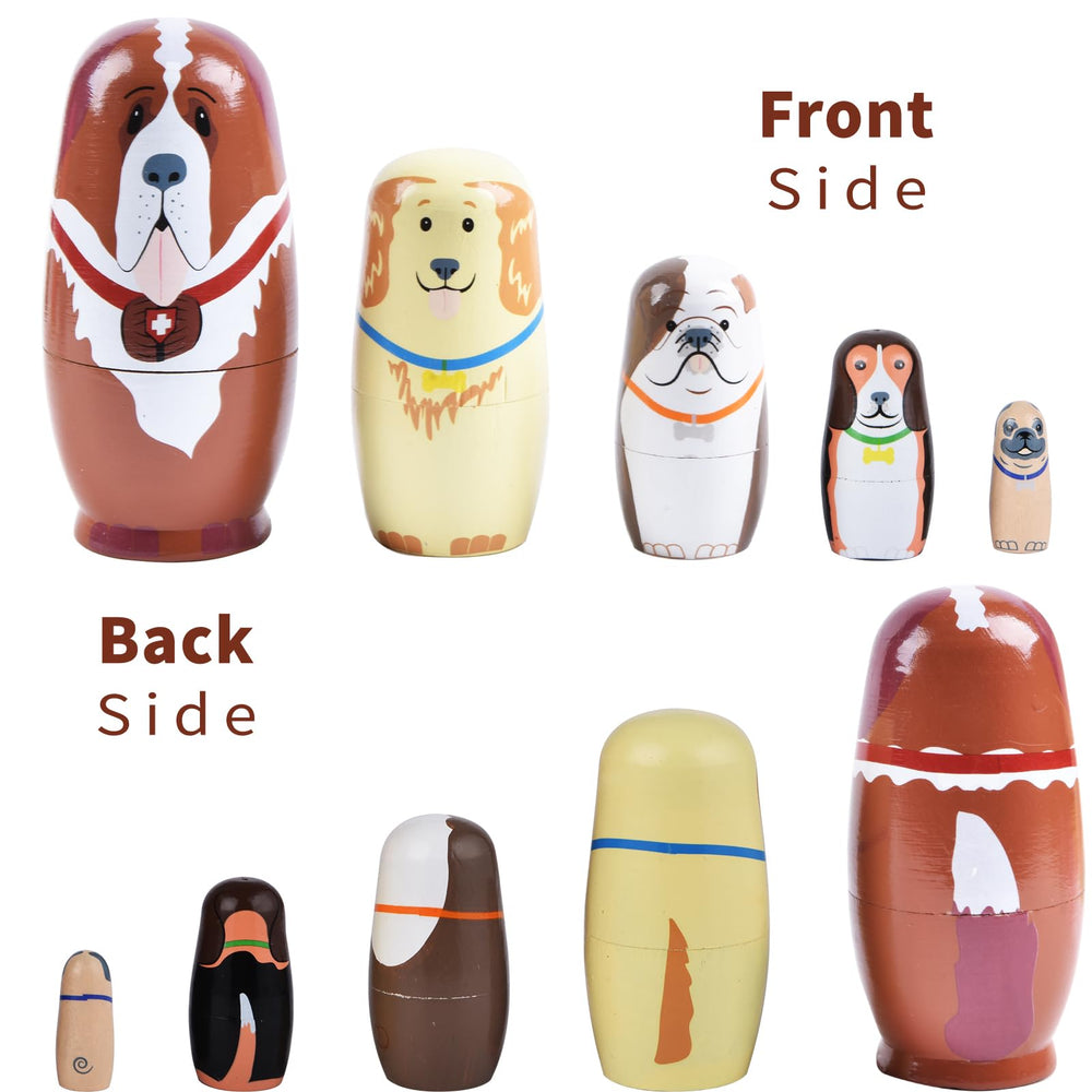 Tngan Nesting Dolls crafted from basswood for durability and safety.
