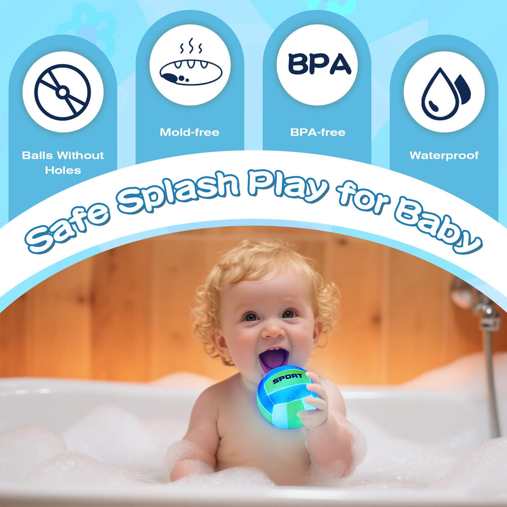 TNOIE baby-safe rounded-edge bath toy for gentle bath play.