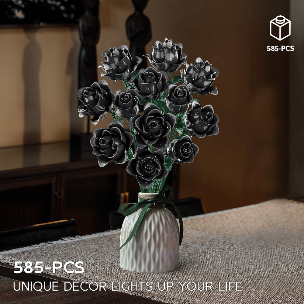 Tobocoy living room decor rose bouquet on display