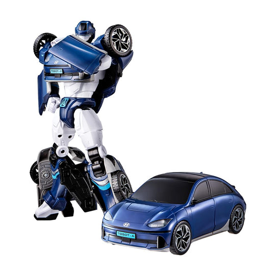 TOBOT A in robot mode ready for action play and display