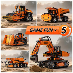 TOBSABPX 5in1 crane model with precise remote control for interactive construction play.