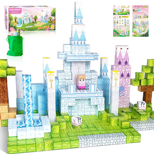 TOBSABPX Magnetic Blocks set ready for creative building and imaginative play.