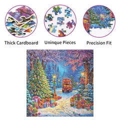 TOCHILD puzzle features letters on the back to guide faster completion