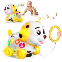 ToddlerCley first birthday gift idea: interactive puppy toy for infants.
