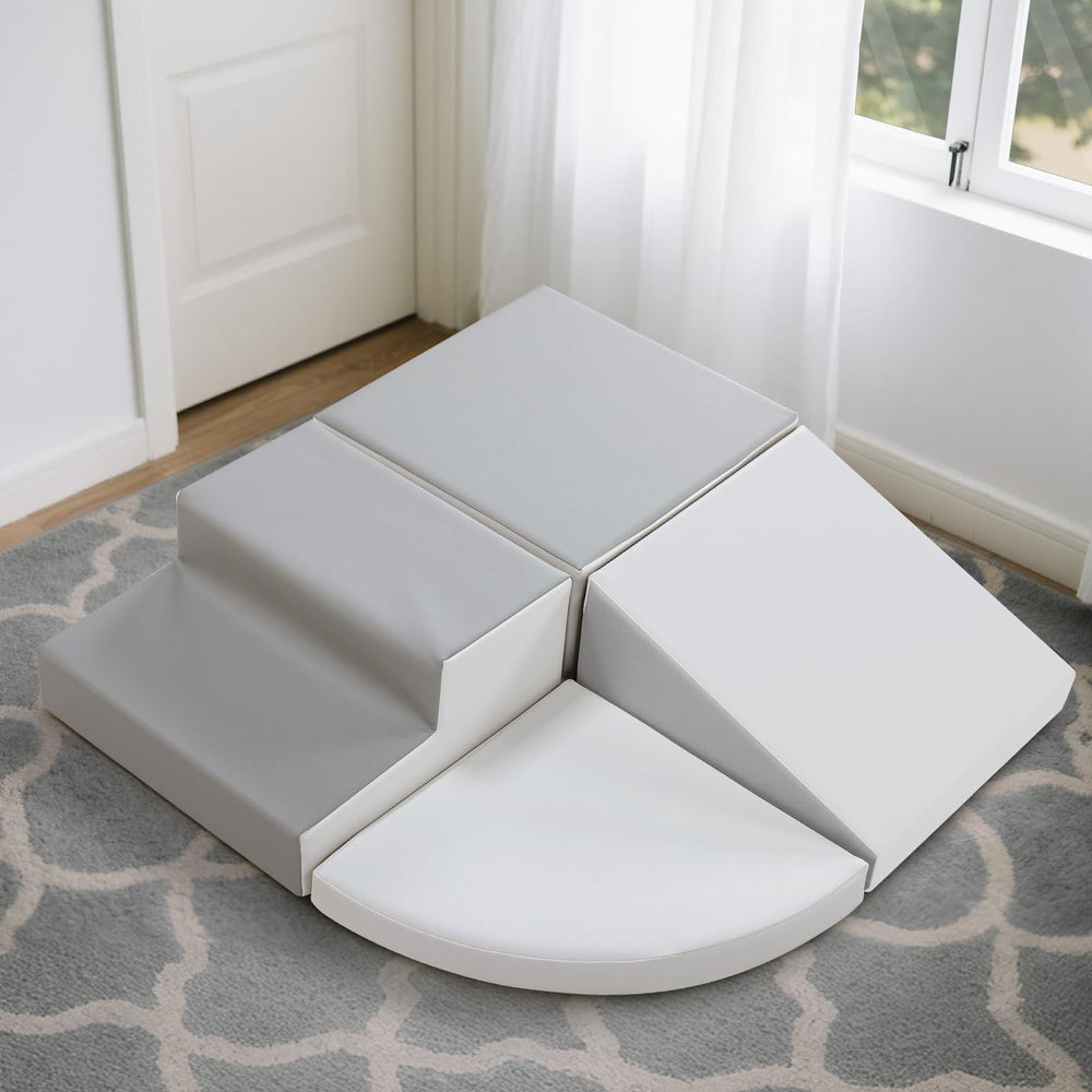 Todiby foam blocks triangle climb for safe toddler indoor play.