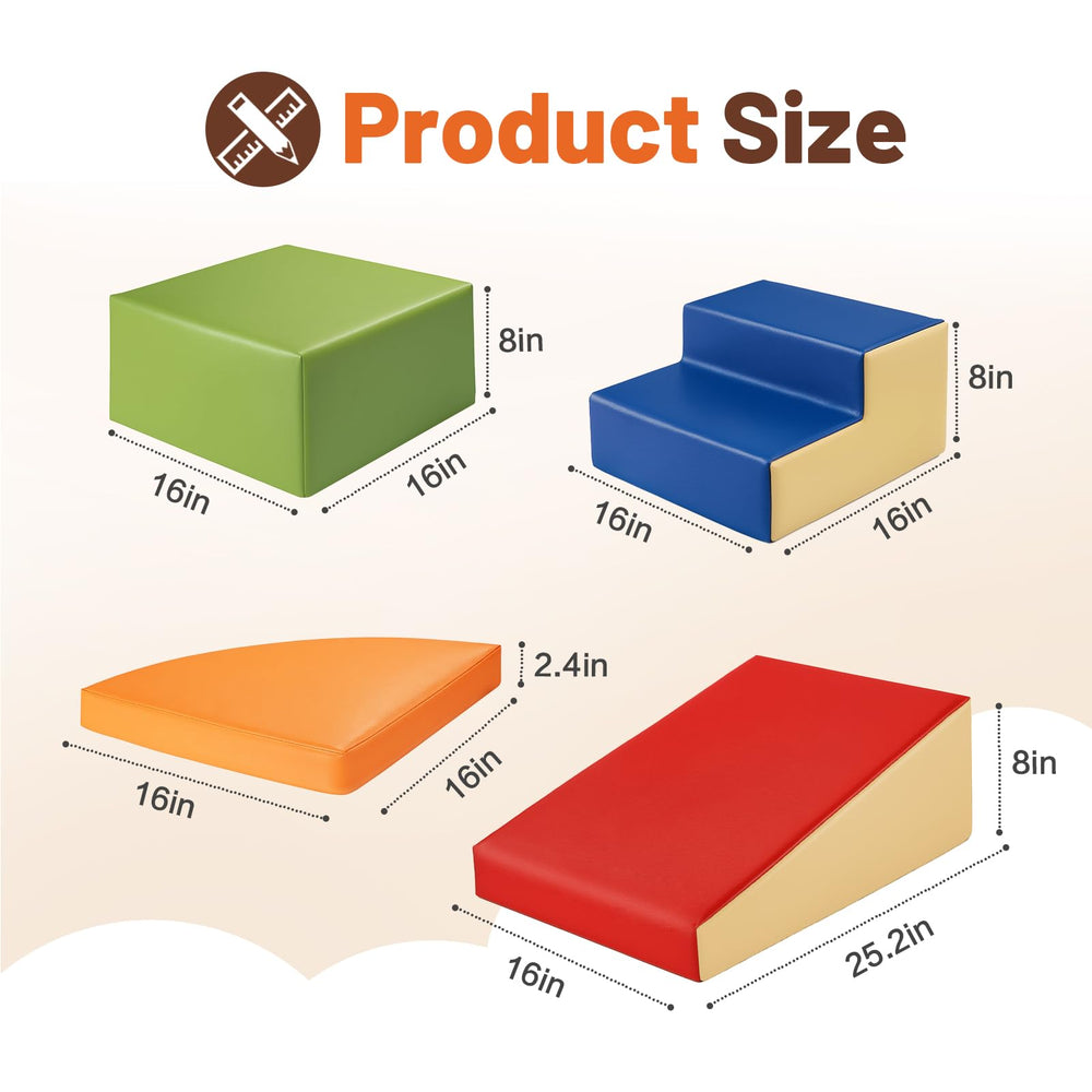 TODIBY kids climbing blocks multi-setup ideal for home and classroom