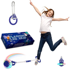 Todos Aman Rocket LED ankle skip close up showing bright light for active play