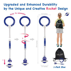 Todos Aman Rocket LED ankle skip in action for indoor and outdoor exercise