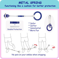 Todos Aman Rocket LED ankle skip suitable for indoor or outdoor use and easy to store