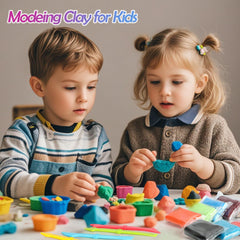 TOGM safe non-toxic clay supports worry-free imaginative play.