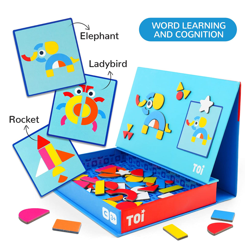 Toi Kids education themes highlight shapes, colors, and dressing up