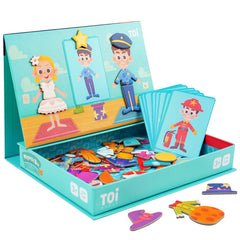 Toi Kids magnetic jigsaw board for on-the-go learning and problem solving