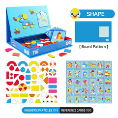 Toi portable travel case keeps puzzles organized for on the go learning