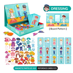 Toi portable magnetic box for travel-friendly puzzle fun
