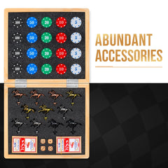 Toidgy 100 chips with denominations facilitate fun betting-style play.