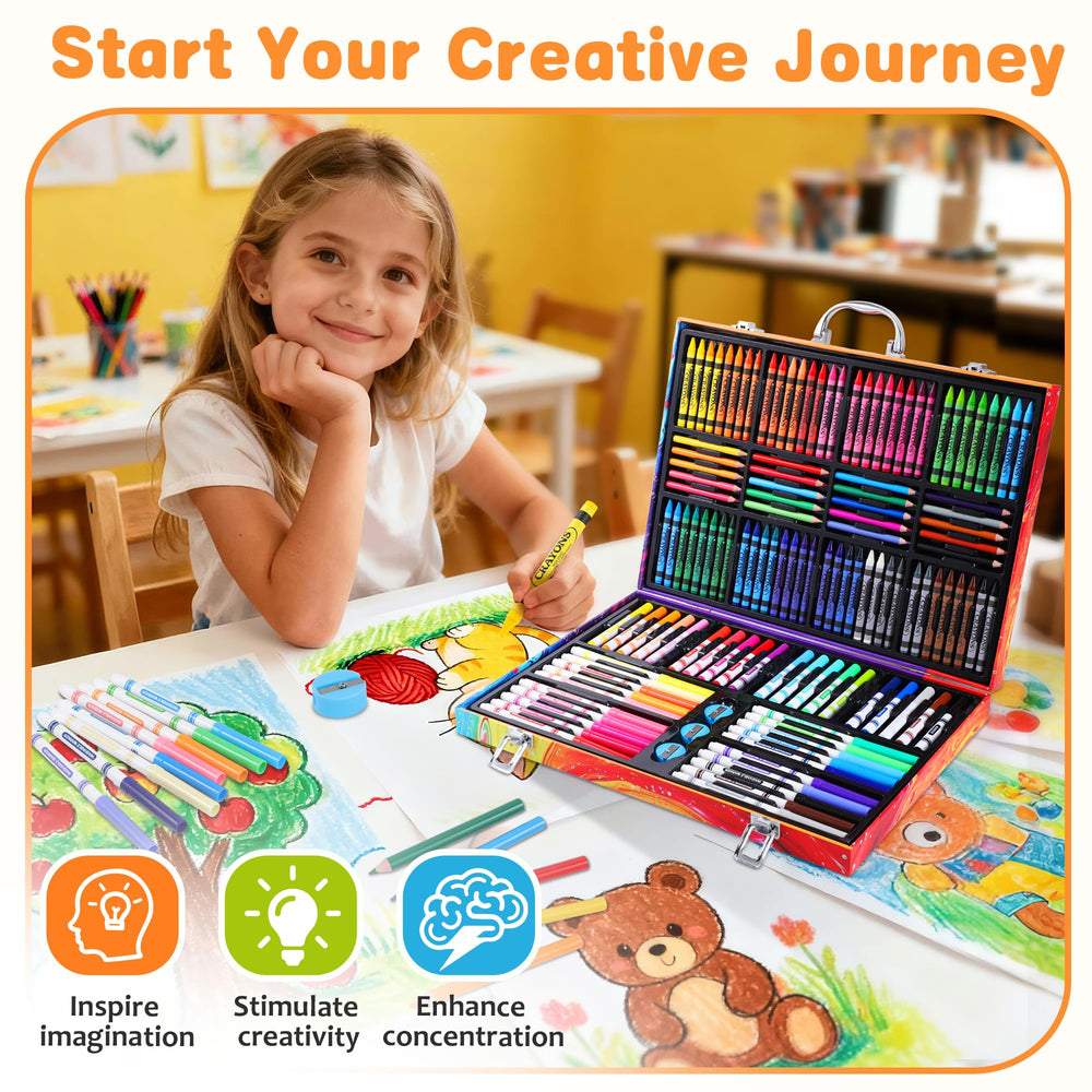 Toidgy 64-count crayons offering bold color for vibrant art.