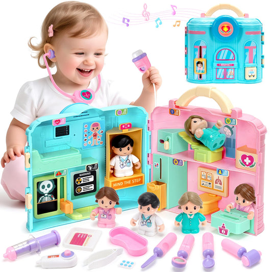 Toidgy Doctor Kit carrying case for on-the-go pretend play and storage
