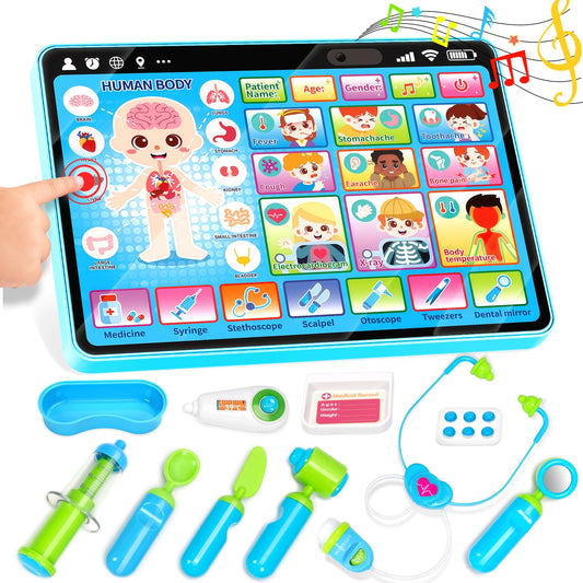 Toidgy Doctor Kit tablet with sound inviting imaginative medical play
